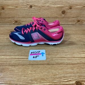 Brooks Pure Flow 4 Running Shoe Pink/Navy 12